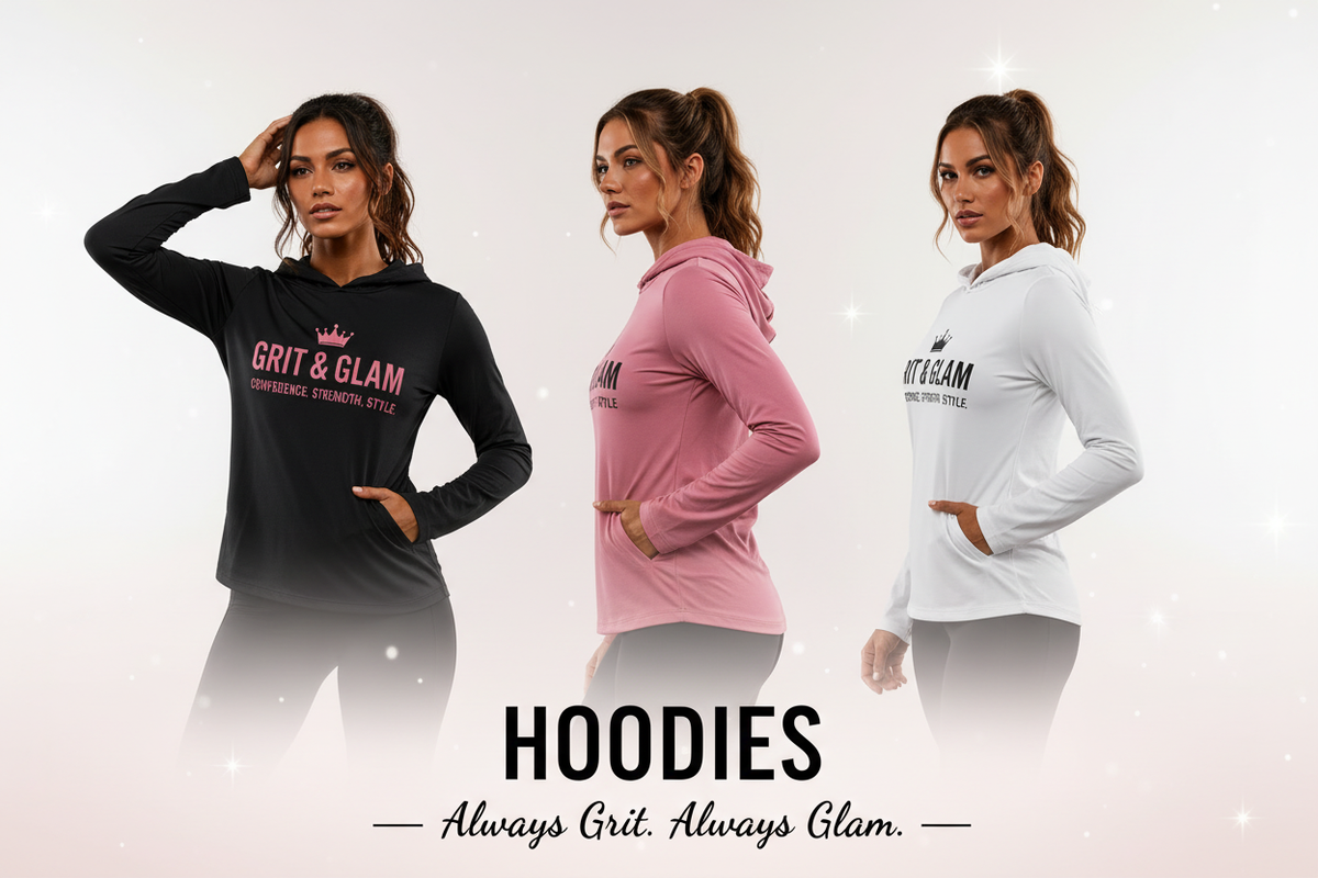 Grit & Glam Hoodies Banner