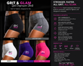 G&G Spat Compression Shorts - 5 colors Black Heather Gray White Purple Hot Pink