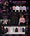 Grit & Glam Cropped Hoodie Sweat With Style - 6 colors
