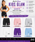 Grit & Glam Kids Glam Mid-Length Shorts - 6 colors YS-YXL