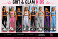 Grit & Glam Kids Legging Set - 8 colors Strong Confident Stylish